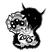 The 11th Anniversary GFD Engine Company Halloween 5K logo
