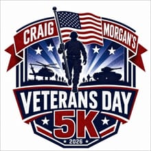 Craig Morgan's Veterans Day 5K logo