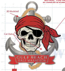 2027 Gulf Beach Half Marathon logo