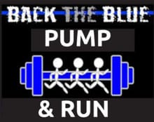Back The Blue Pump N Run logo