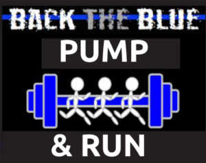 Back The Blue Pump N Run Logo
