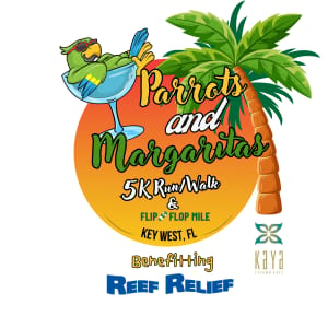 Parrots and Margaritas 5K Run/Walk Logo