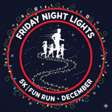 Friday Night Lights 5K & Festive Fun Run logo