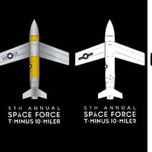 2026 Space Force T-Minus 10-Miler Health and Fitness Expo logo