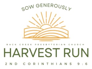 Back Creek Presbyterian Church Harvest Run 5K Logo
