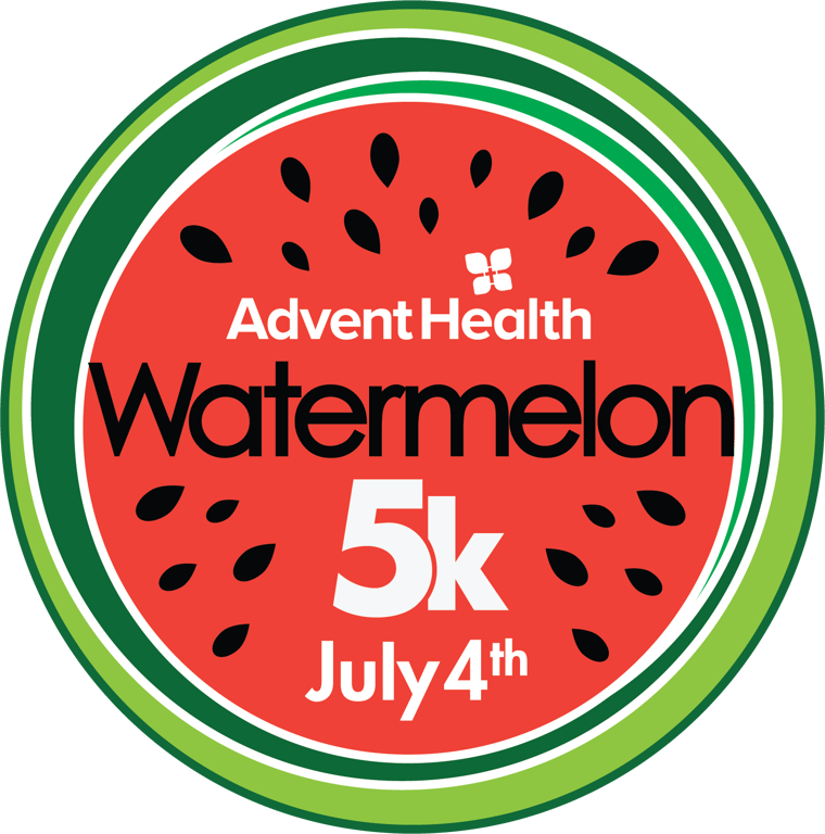AdventHealth July 4th Watermelon 5K logo