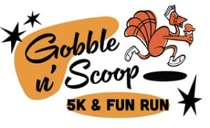 Gobble ‘n’ Scoop 5K and Fun Run Logo