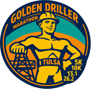 Golden Driller Marathon Logo