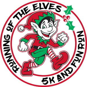 Running of the Elves 5K Logo
