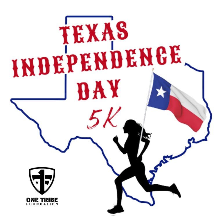 Texas Independence Day 5k logo