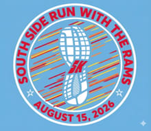 South Side Area MS & HS Run with the Rams 5k logo