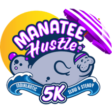 Manatee Hustle 5K logo