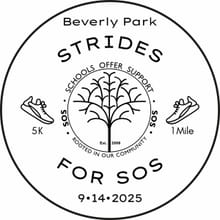 Strides for SOS 5K Run and 1 Mile (Run or Walk) logo