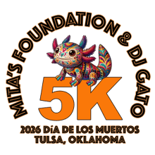 2026 Day of the Dead 5K  - Mita's Foundation and DJ Gato logo
