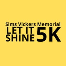 Sims Vickers Memorial Let It Shine 5K logo