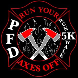 Run Your Axes Off Logo