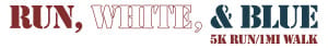 12th Annual Delaware Tech Run, White, & Blue 5k Run/1-mi Walk Logo