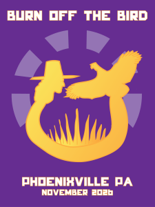 Phoenixville's Burn Off the Bird 5K Logo