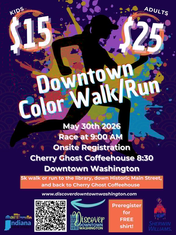Downtown Washington Color Walk/Run  logo