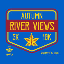 Autumn River Views 5k & 10k logo