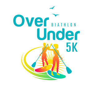 Over - Under Biathlon and 5K Logo