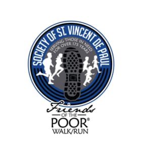 SVdP Friends of the Poor Walk/Run/Pancake Breakfast Logo