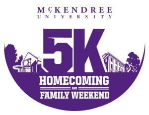 McKendree University Homecoming & Family Weekend "Rise and Shine" 5K Walk/Run & Kids' Dash Logo