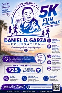 Daniel D Garza Foundation 5K Fun Run/Walk logo