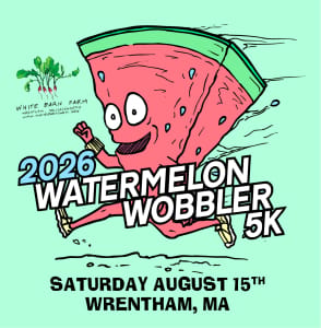 Watermelon Wobbler 5k @ White Barn Farm Logo
