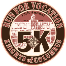 Coldwater Knights of Columbus 5k Run/Walk for Vocations logo