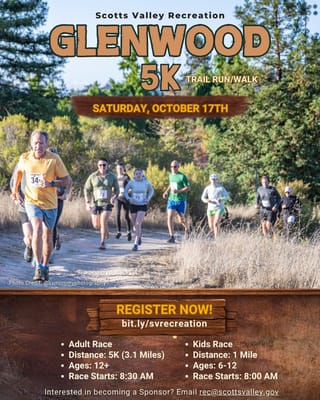 Glenwood 5k Trail Run/Walk Logo