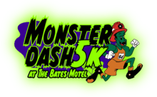 Monster Dash 5K at The Bates Motel - Presented by Nolan Painting Inc. logo