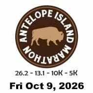 Antelope Island Marathon - 26.2 - 13.1 - 10K - 5K Logo