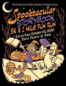 Spooktacular Storybook 5k & 1 Mile Fun Run logo