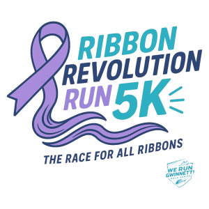Ribbon Run Revolution 5K Logo