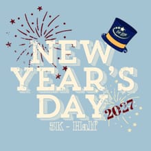 New Years Day 5K & Half Marathon logo