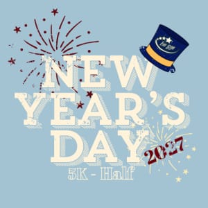 New Years Day 5K & Half Marathon Logo