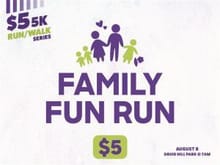 $5 5K Series: 2026 Family Fun Run logo