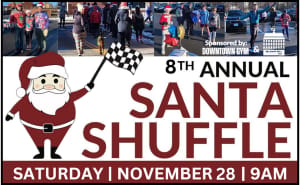 Santa Shuffle Laconia Logo