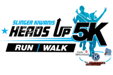 Slinger Kiwanis Heads UP 5K Run/Walk logo