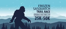 Frozen Sasquatch Trail 50k/25k logo