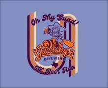OMG! Beer Mile: "Dude Hold My Beer!" logo