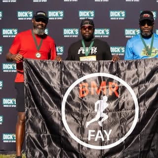 Black Men Run Fayetteville logo