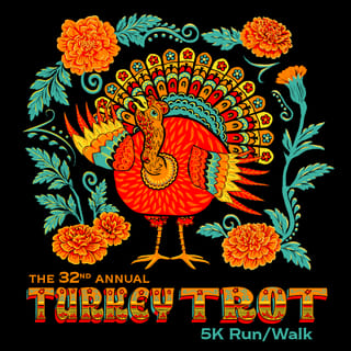 32nd Annual Turkey Trot 5K Run/Walk presented by Cox Health Logo