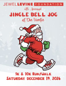 Jingle Bell Jog 5k/10k Run-Walk at Dos Vientos Logo