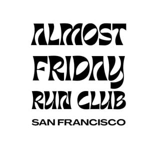 Almost Friday Run Club logo