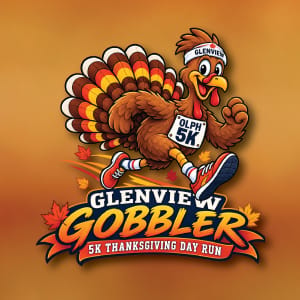 Glenview Gobbler 5K Run/Walk and Dash Logo