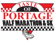 Taste of Portage Half Marathon and 5K logo
