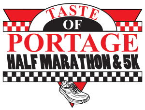 Taste of Portage Half Marathon and 5K Logo