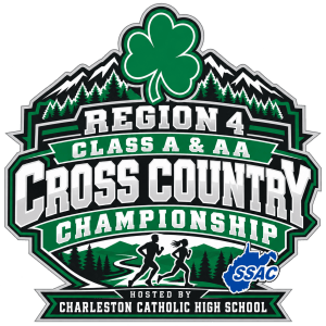 Region 4 Class AA/A Cross Country Championship Logo